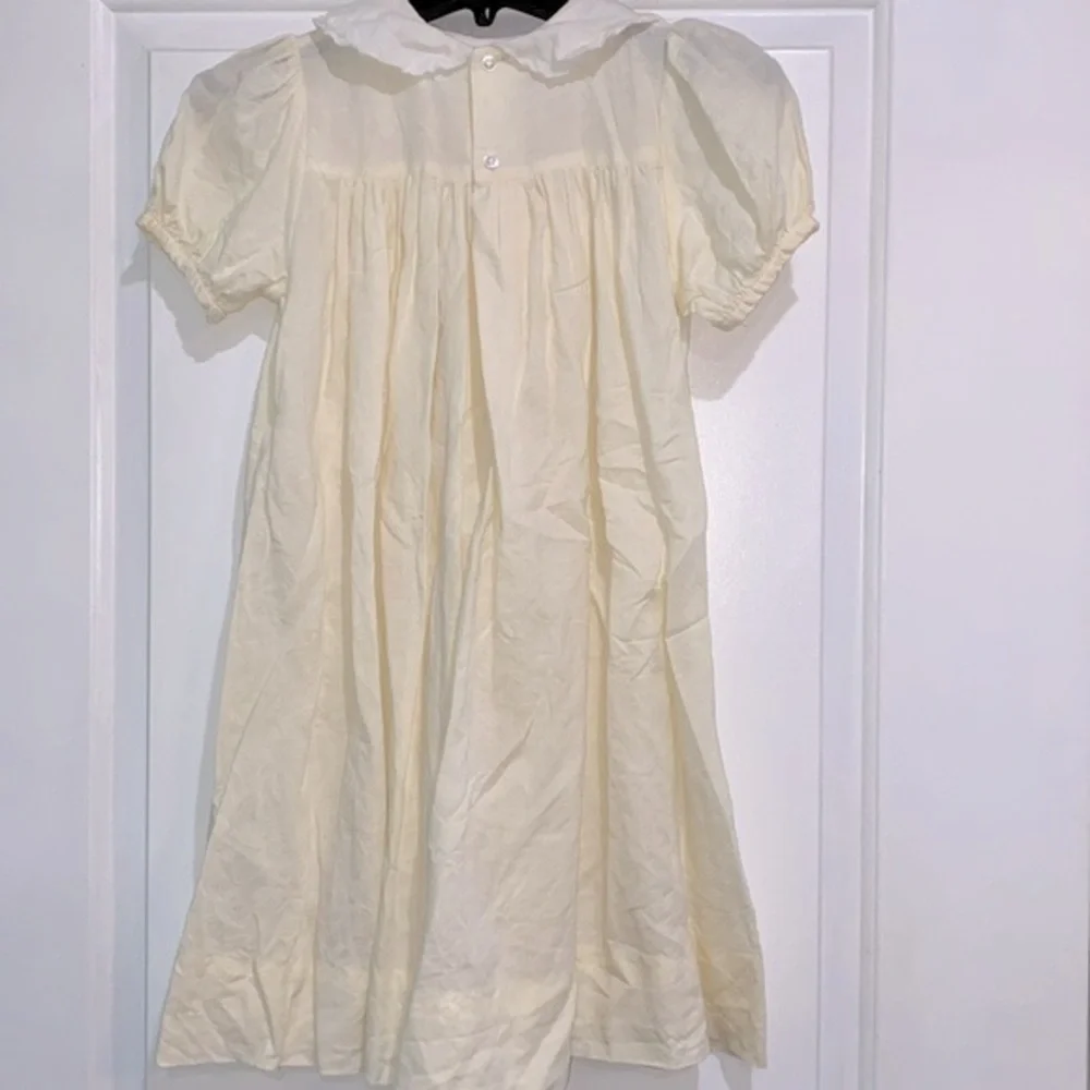 Chabre vintage yellow christening gown size 6X